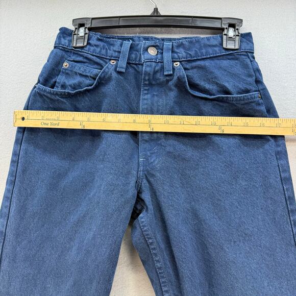 Levi's 560 Jeans Men's 29x28 Indigo Blue Orange Tag Loose Fit Vintage Made in US - Picture 12 of 15